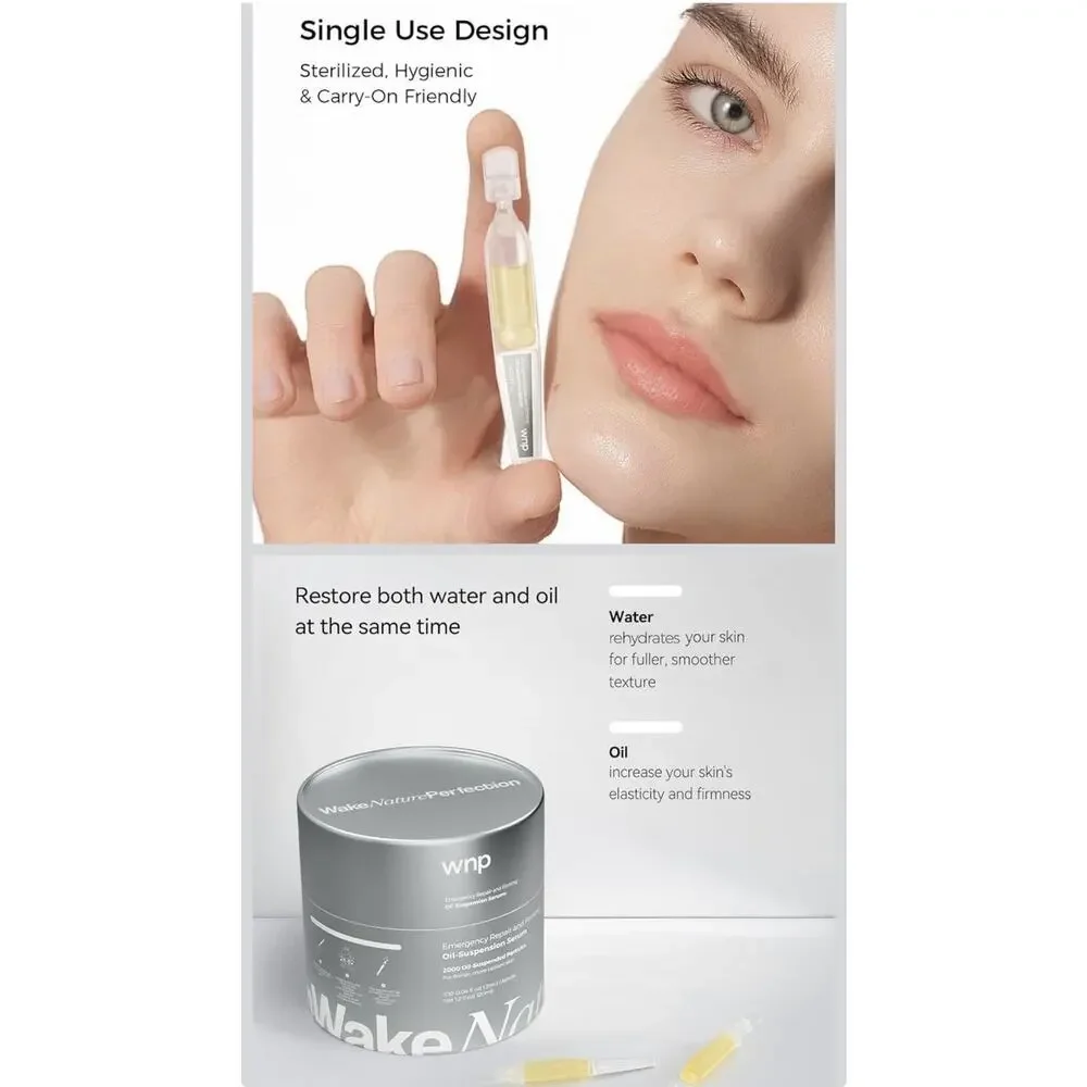 WNP Collagen Serum‎ Anti Aging Oil-Suspension Barrier Repair Serum-100 Capsules